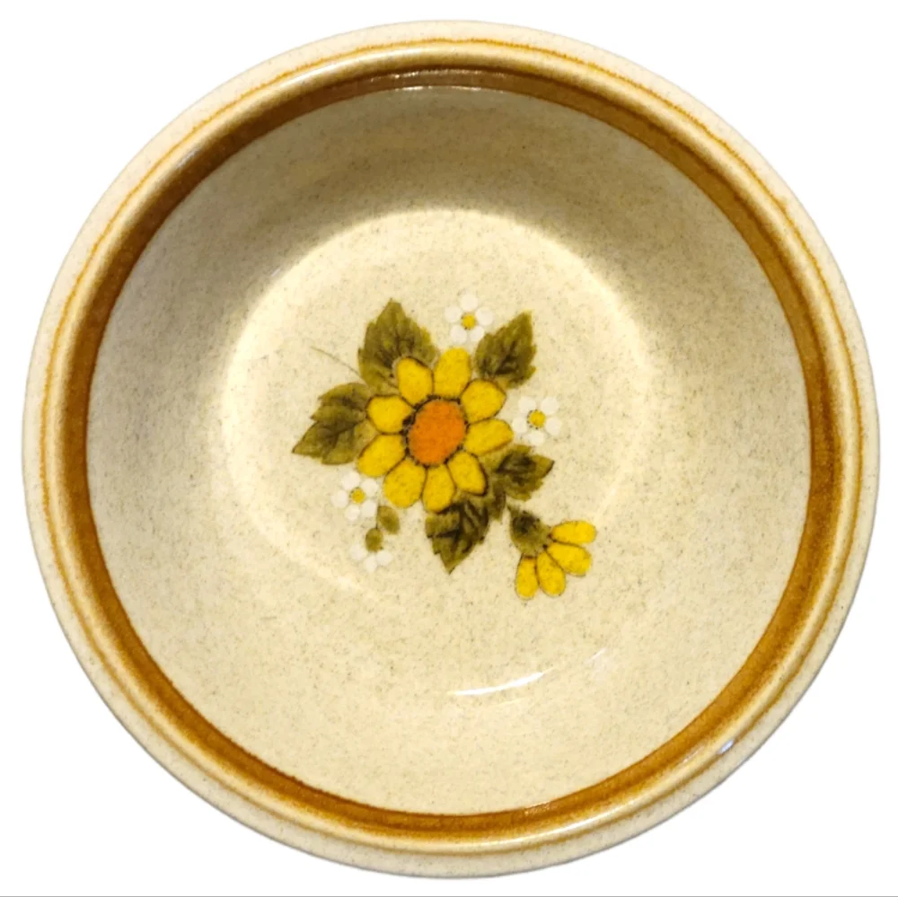 1 Vtg Bowl Dish Cereal Soup Salad Mikasa Stone Manor Melissa Oven Proof